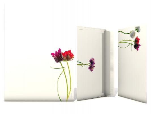 Motivpapier-Serie Flowers on White - Motiv A