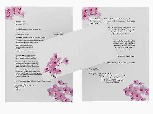 Motivpapier-Serie Orchideen