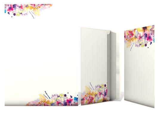 Motivpapier-Serie Farbenfrohe Blumen
