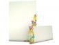 Preview: Motivpapier Flower Power Prilblumen Briefpapier mit Motiv