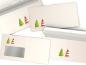 Preview: Christmas Stationery Weihnachts-Origami GRÜN Writing paper