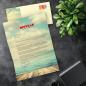 Preview: Briefpapier Ocean View DIN A4 maritimes Motivpapier mit Meerblick