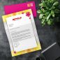 Preview: Tropical flowers letter paper with exotic floral design