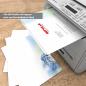 Preview: Briefpapier Veilchen DIN A4 florales Motivpapier mit blauen Blüten
