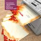 Preview: Briefpapier-Serie Rote Ahornblätter mit Papier, Kuverts und Etiketten