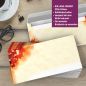 Preview: Briefpapier-Serie Rote Ahornblätter mit Papier, Kuverts und Etiketten