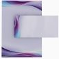 Preview: Motivpapier Farbschleier Aqua DIN A4 – Briefpapier mit Kuverts