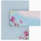 Preview: Motivpapier Cosmea Blumen DIN A4 – Briefpapier mit Kuverts mit/ohne Fenster