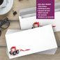 Preview: Gift on Wheels A4 Writing Paper – Stationery with window/non-window envelopes