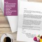 Preview: Motivpapier Freesien DIN A4 – Briefpapier mit Kuverts