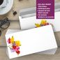 Preview: Motivpapier Freesien DIN A4 – Briefpapier mit Kuverts