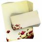 Preview: Motivpapier Sunny Flowers DIN A4 – Warme Sonnenblumen und kleine Blüten am unteren Rand schaffen eine freundliche, sommerliche Atmosphäre