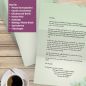 Preview: Motivpapier Frühlingsbrise DIN A4 – Briefpapier mit Kuverts