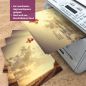 Preview: Motivpapier End of Summer DIN A4 – Briefpapier mit Kuverts mit/ohne Fenster