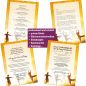 Preview: Motivpapier Jumping DIN A4 – Briefpapier mit Kuverts