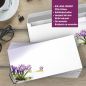 Preview: Motivpapier Krokusse DIN A4 – Briefpapier mit Kuverts