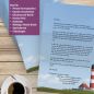 Preview: Motivpapier Leuchtturm DIN A4 – Briefpapier mit Kuverts