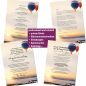 Preview: Motivpapier Wolkenreise im Ballon DIN A4 – Briefpapier mit Kuverts
