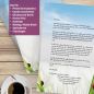 Preview: Motivpapier Marienkäfer im Gras DIN A4 – Briefpapier mit Kuverts mit/ohne Fenster