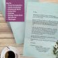 Preview: Motivpapier Zarte Margeriten DIN A4 – Briefpapier mit Kuverts