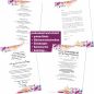 Preview: Motivpapier Farbenfrohe Blumen DIN A4 – Briefpapier mit Kuverts