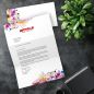 Preview: Passender DIN-LANG-Briefumschlag zum Motiv Farbenfrohe Blumen
