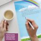 Preview: Briefpapier-Serie Regenbogen mit Papier, Kuverts und Etiketten