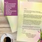 Preview: Motivpapier Tulpen im Sonnenlicht DIN A4 – Briefpapier mit Kuverts mit/ohne Fenster
