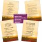 Preview: Motivpapier Goldener Herbst DIN A4 – Briefpapier mit Kuverts mit/ohne Fenster