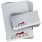 Preview: Atmospheric Pure SIlver Christmas stationery for corporate holiday mailings