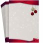 Preview: Festliches Weihnachtsbriefpapier Heiligabend für private Weihnachtsgrüße