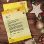 Preview: Weihnachtliches Briefpapier Weihnachtssterne für Firmen und Privatkunden