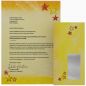 Preview: Weihnachtsbriefpapier Weihnachtssterne – Set und Variantenübersicht