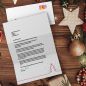 Preview: Christmas Stationery Series Red Christmas Tree | with Envelopes