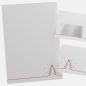 Preview: Festive Christmas stationery with Red Christmas Tree motif DIN A4