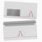 Preview: Christmas stationery Red Christmas Tree with window envelopes