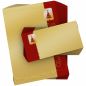 Preview: Atmospheric Merry Christmas Christmas stationery for corporate holiday mailings