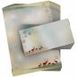 Preview: Atmospheric Reindeers Christmas stationery for corporate holiday mailings