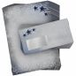 Preview: Detailansicht vom Weihnachtsbriefpapier Simply Stars mit winterlichem Design
