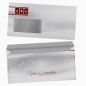 Preview: Christmas stationery White Christmas with additional Silver Colour with window envelopes