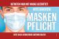 Preview: Hinweisschild Maskenpflicht