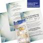 Preview: Urkundenpapier DIN A4 190 g/m² beidseitig bedruckt – Motiv Excellent Blue