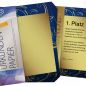 Preview: Urkundenpapier DIN A4 190 g/m² beidseitig bedruckt – Motiv Gold mit dunkelblauer Rückseite