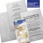 Preview: Urkundenpapier DIN A4 190 g/m² beidseitig bedruckt – Motiv Structure Grau