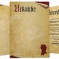 Preview: Urkundenpapier Urkundenrolle