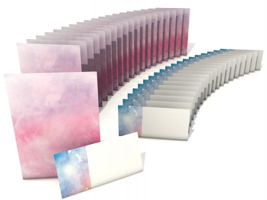 Motivpapier AQUA Berry Briefpapier mit Motiv