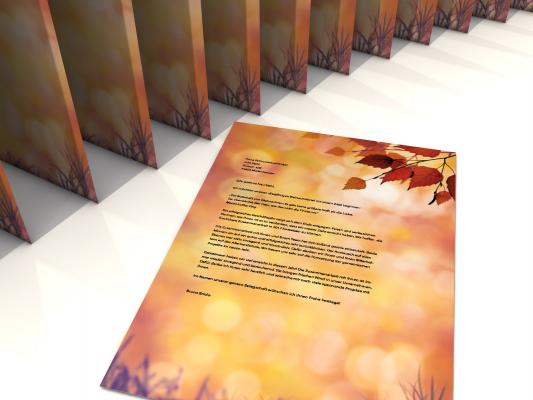 Stationery Magic Autum Writing paper