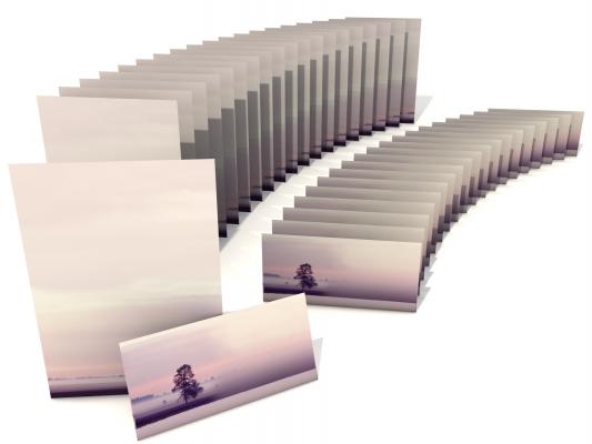 Motivpapier Morgendliche Stille Briefpapier mit Motiv