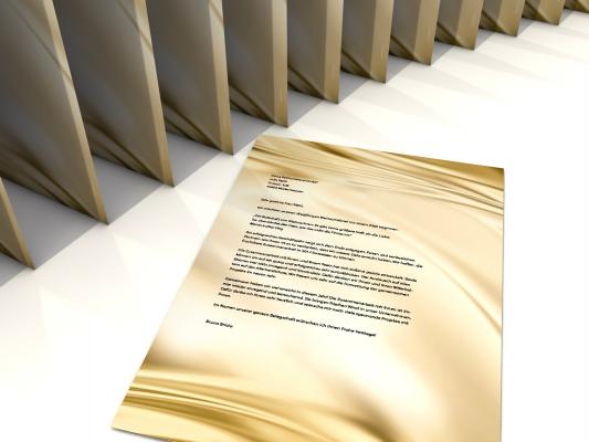 Motivpapier Satin Briefpapier mit Motiv