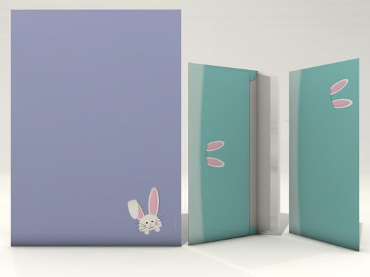 Motivpapier Niedlicher Osterhase Briefpapier mit Motiv